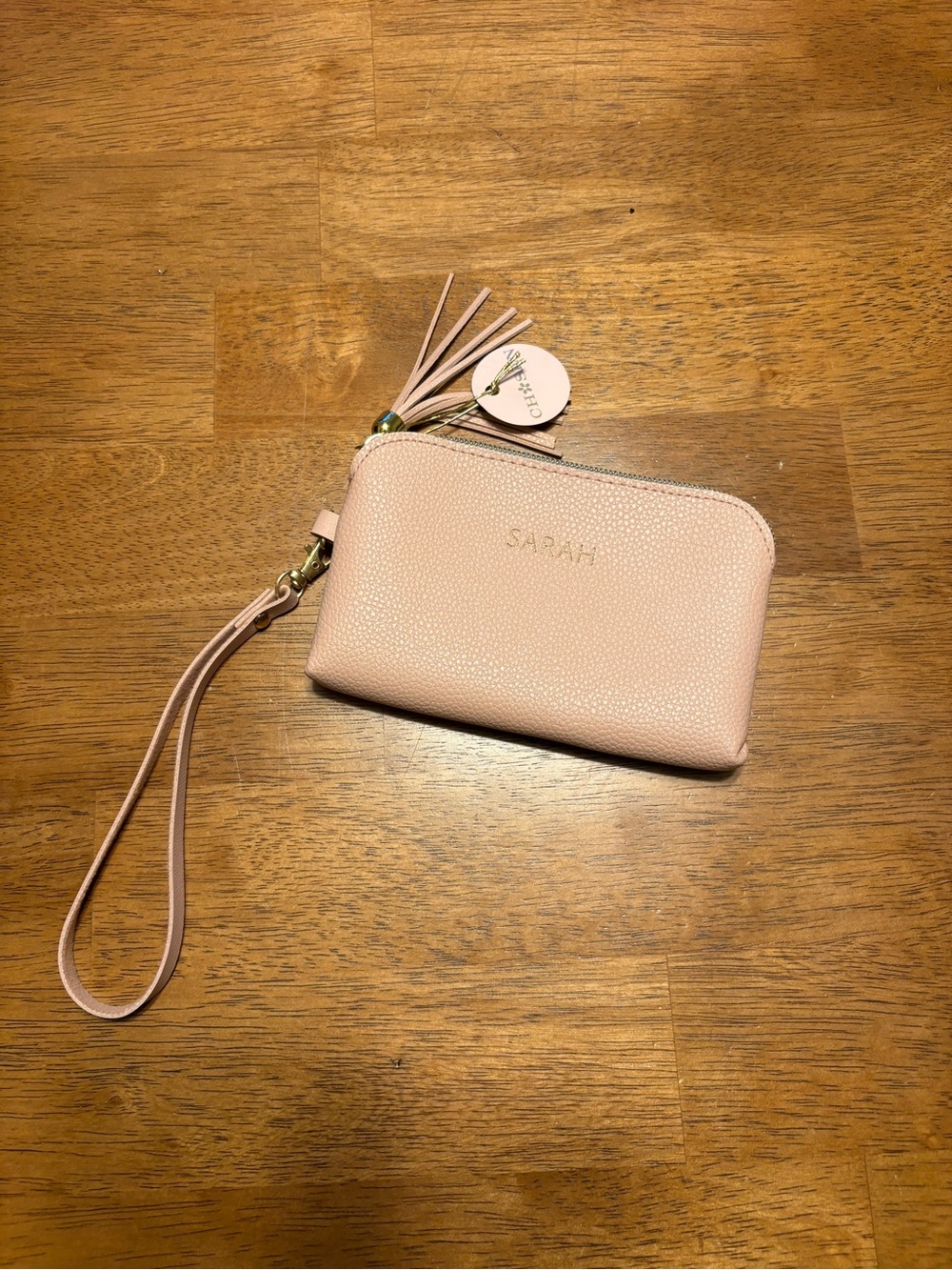"SARAH" wristlet